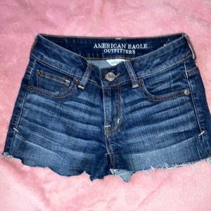 American Eagle jean shorts Size 0